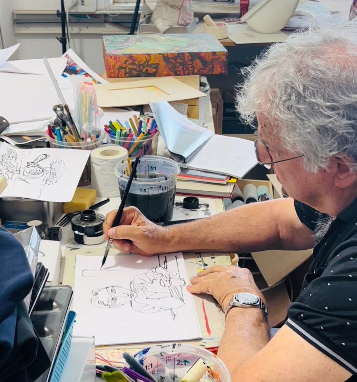 David Gerstein’s Multi-Layered Metal Cutouts & Wall Sculptures