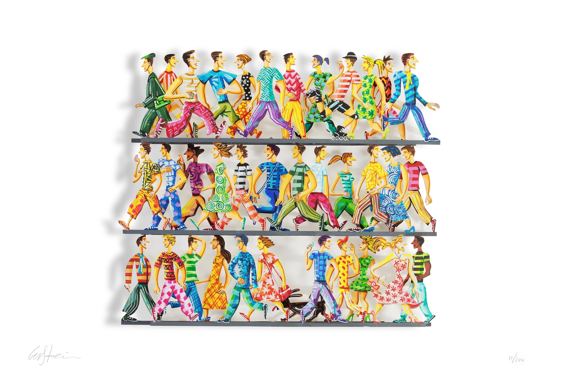 Transform Your Workspace with Premium Wall Art for Office Spaces - David Gerstein 3D Metal Wall Sculpture