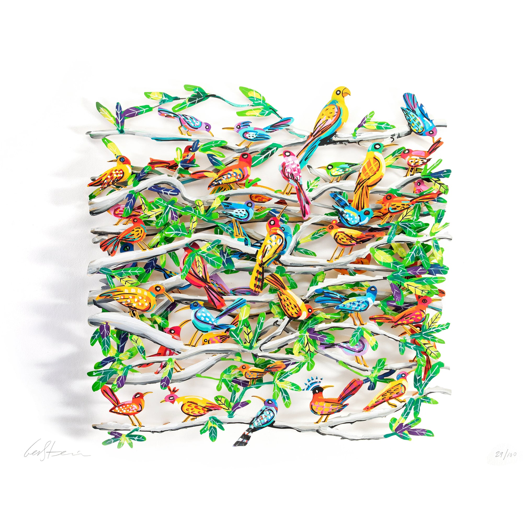 Add a Colorful Wall Sculpture to Your Bedroom Decor