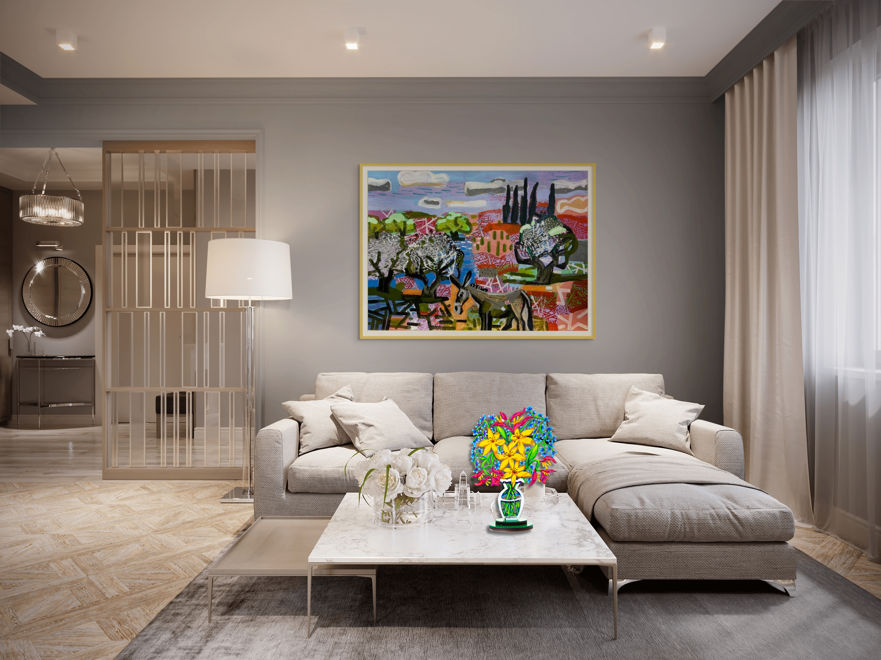 Gallery to Living Room: Gerstein's Art at Home