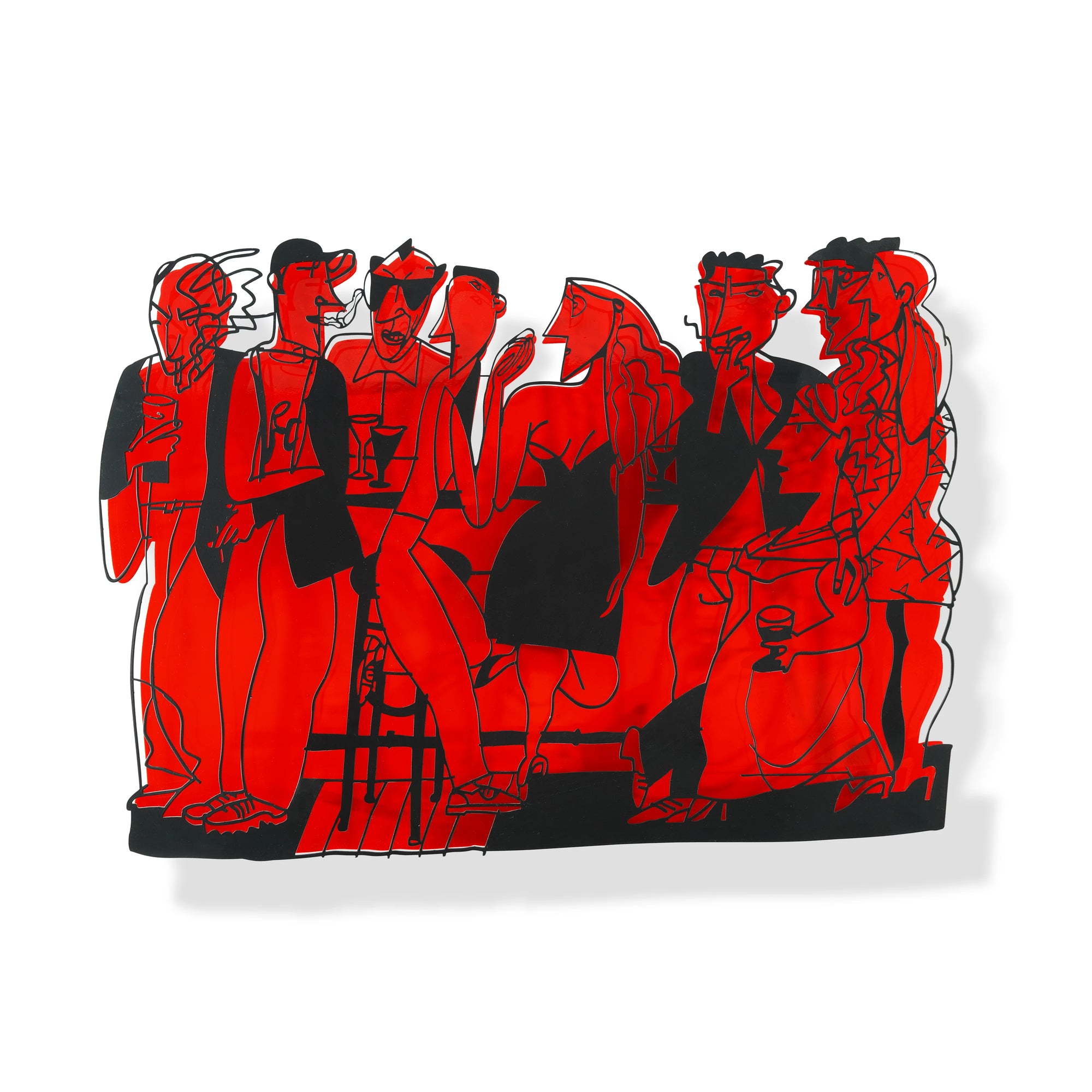 3D Metal Wall Art ''Viva La Femme'' by David Gerstein