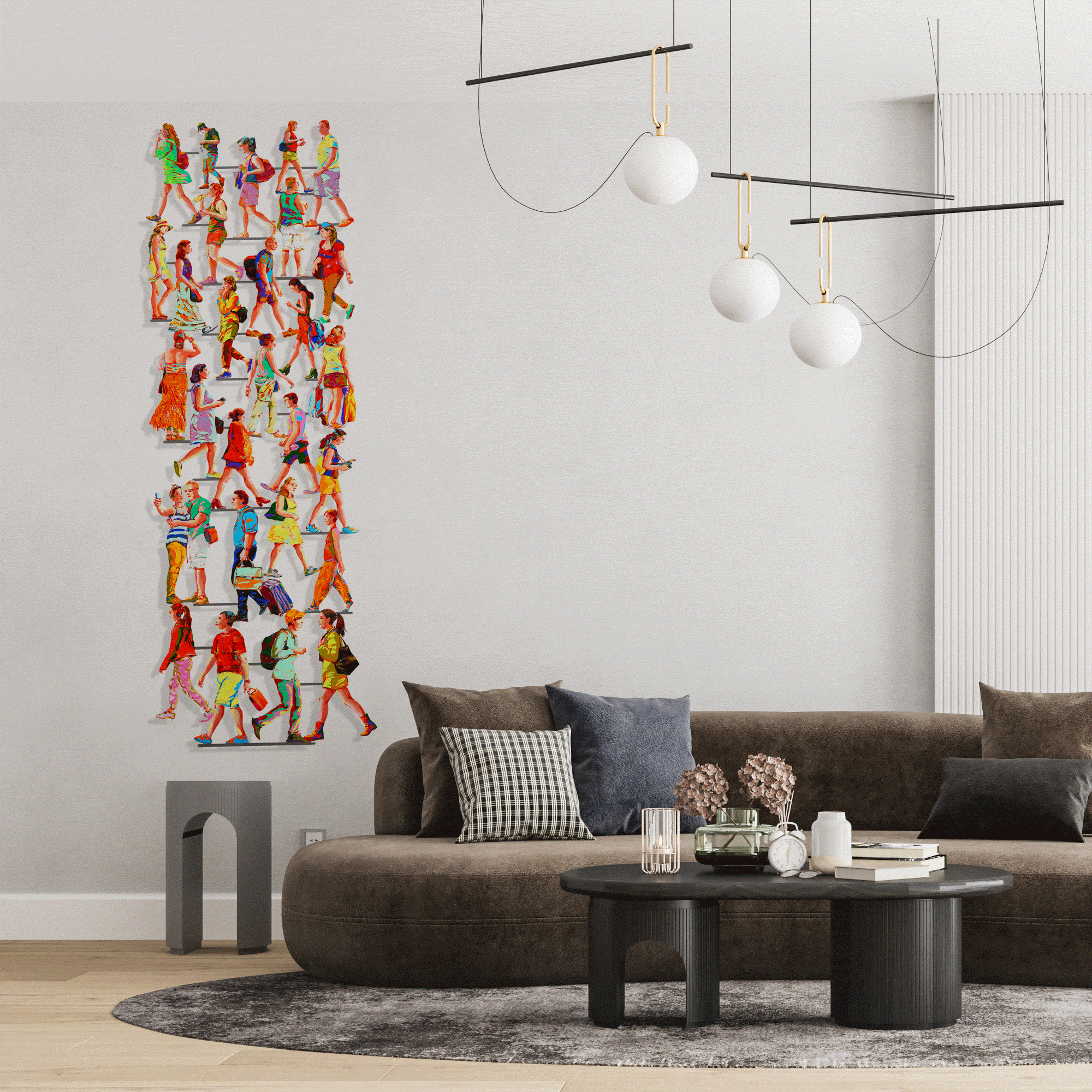 Why Modern Art Lovers Are Drawn to Minimalist Pop Art - David Gerstein 3D Metal Wall Sculpture