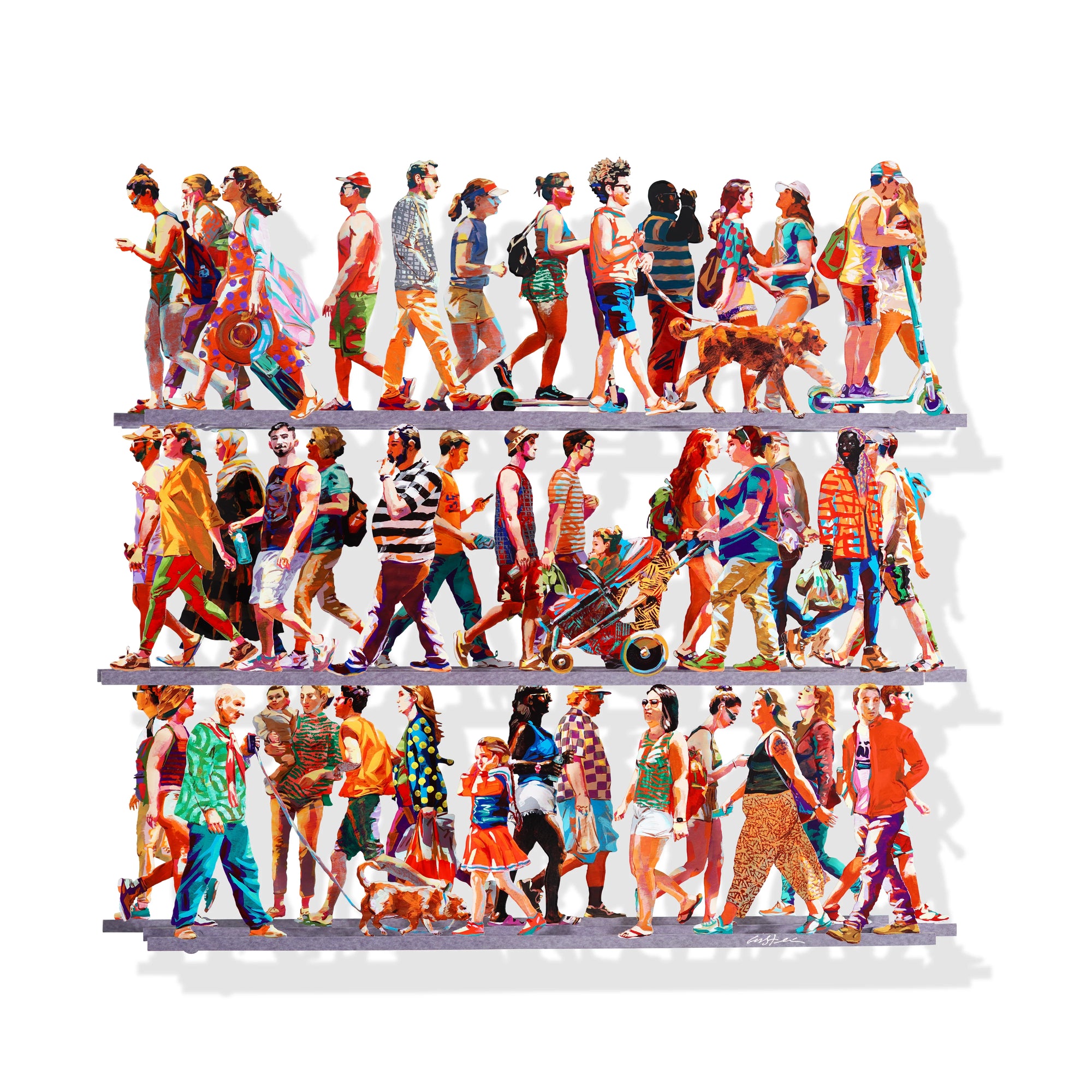 David Gerstein 5th Avenue Q - Luxury Hotel Wall Art