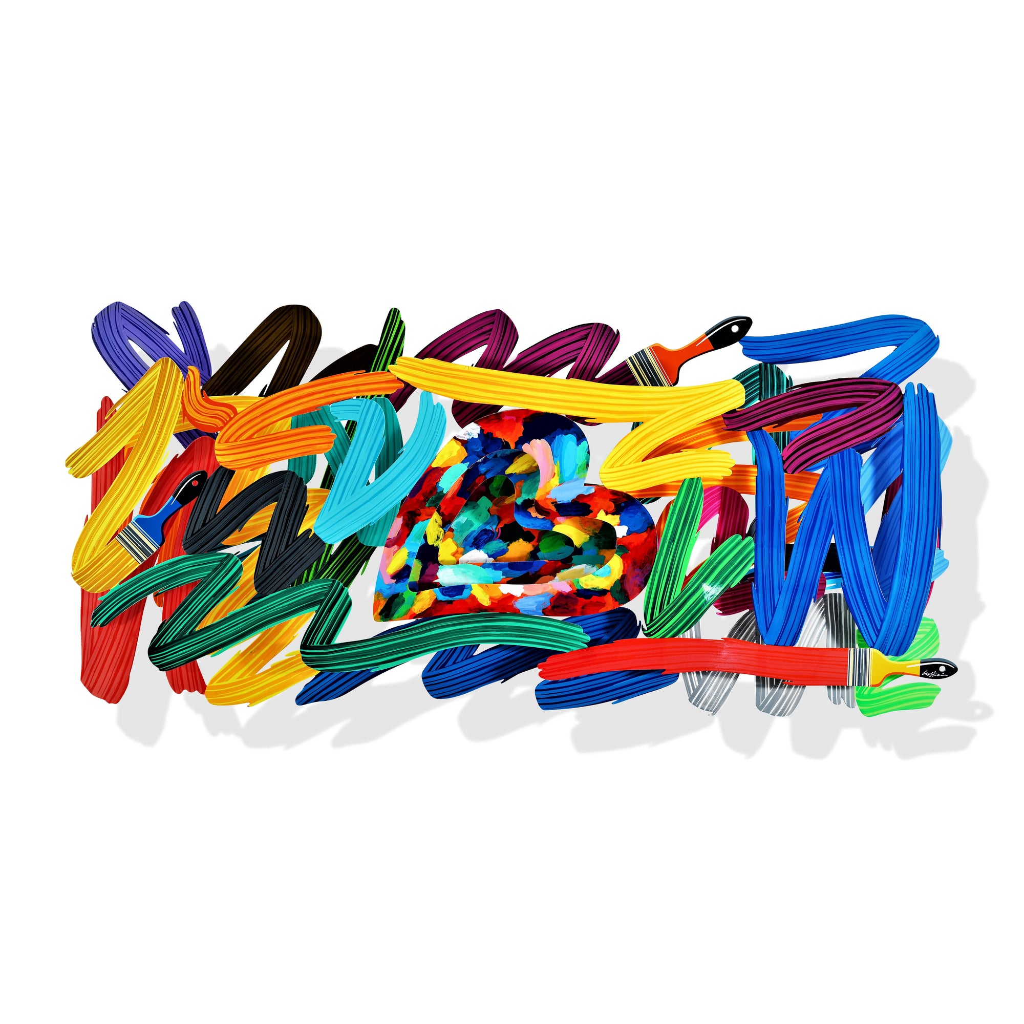Corporate Art Lobby: Making Powerful First Impressions - David Gerstein 3D Metal Wall Sculpture