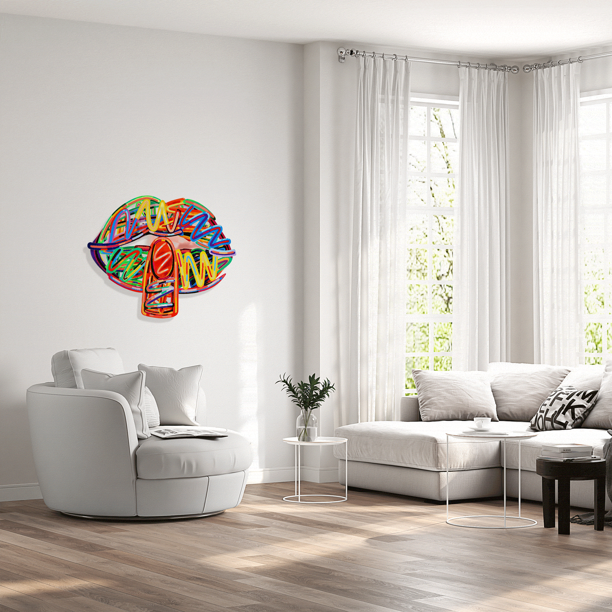 David Gerstein Wall Sculptures: Multi-Layered Art - David Gerstein 3D Metal Wall Sculpture
