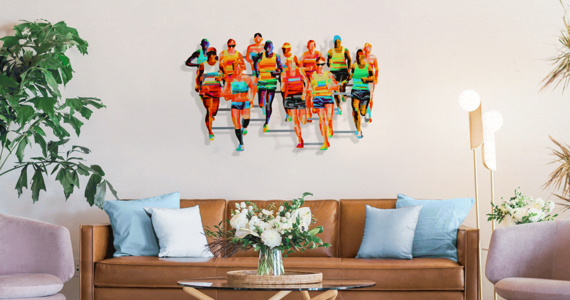 Incorporating Gerstein's Art into Modern Interior Design - David Gerstein 3D Metal Wall Sculpture