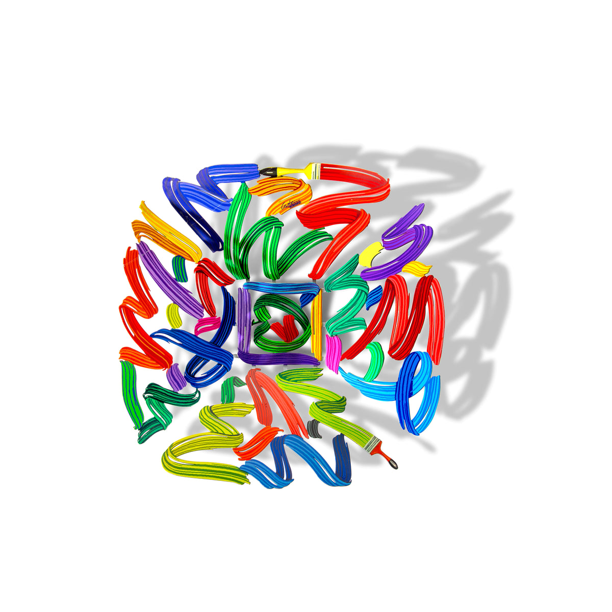 Bowl-Brush Strokes<br>$350.00