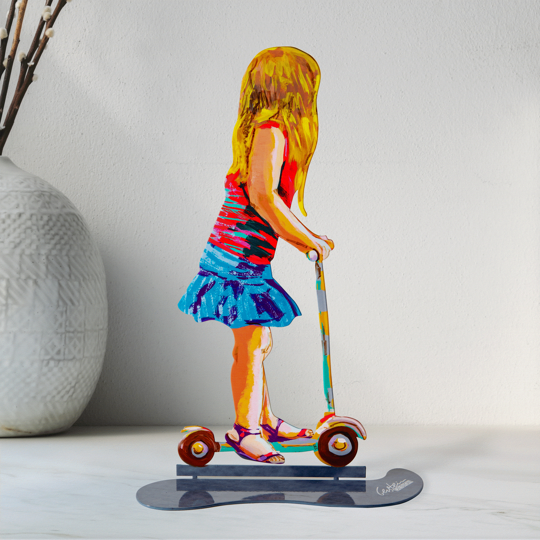 Girl on Scooter<br>$230.00