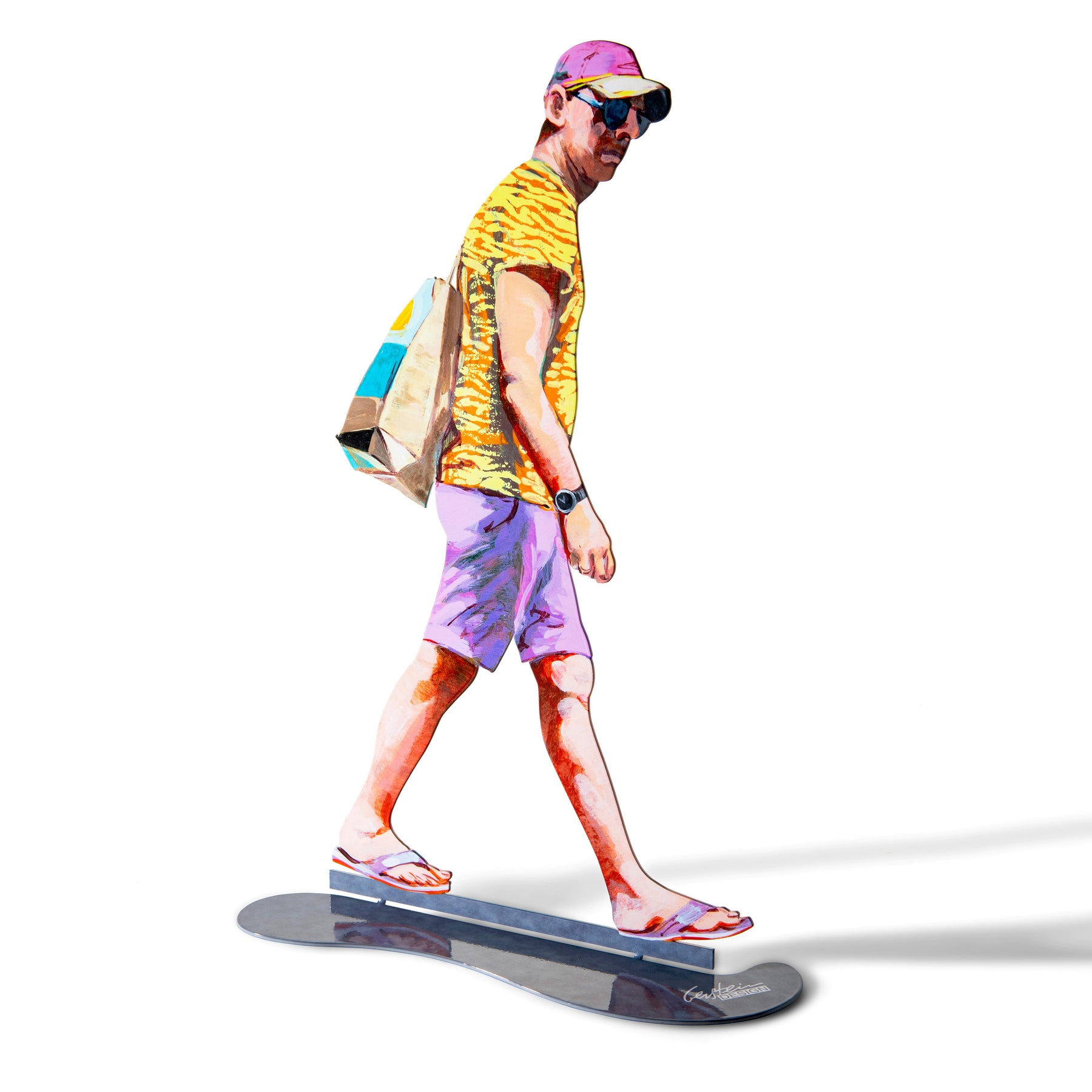Walker with Baseball Cap<br>$230.00