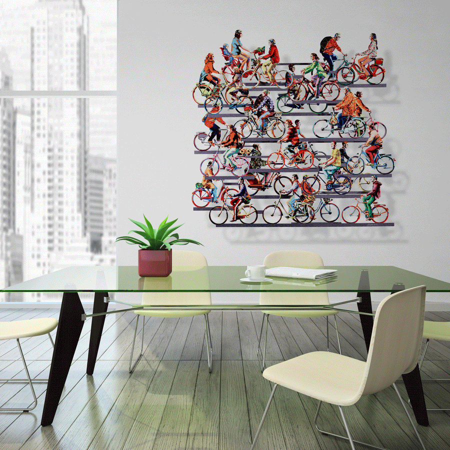 City On Wheels in situ