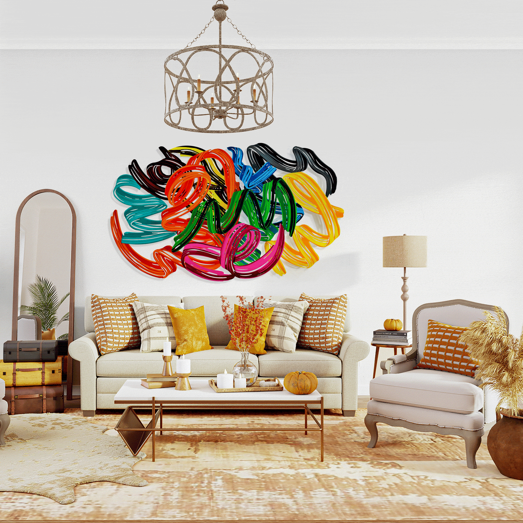 Oval Brush Strokes