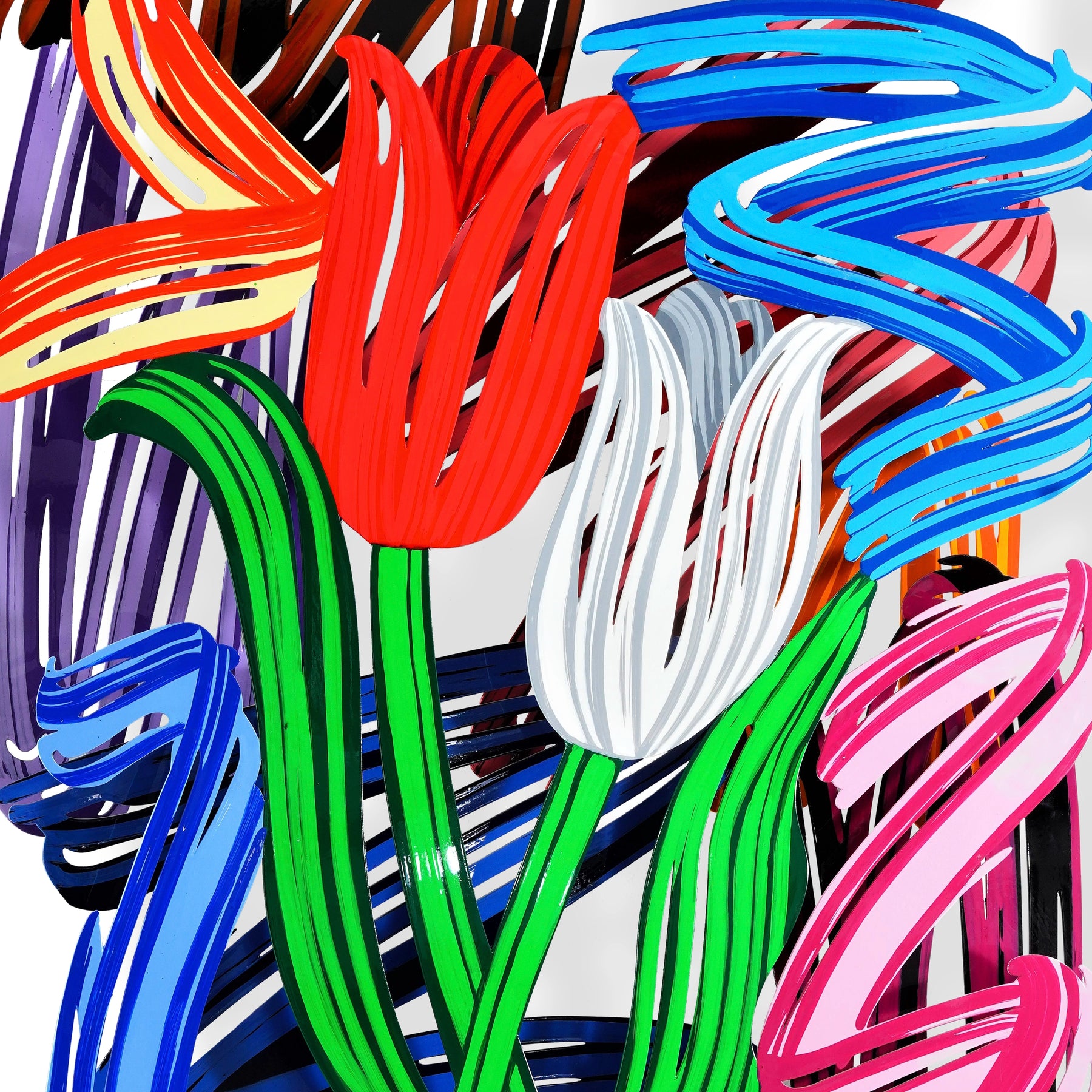 Tulips - Brush strokes