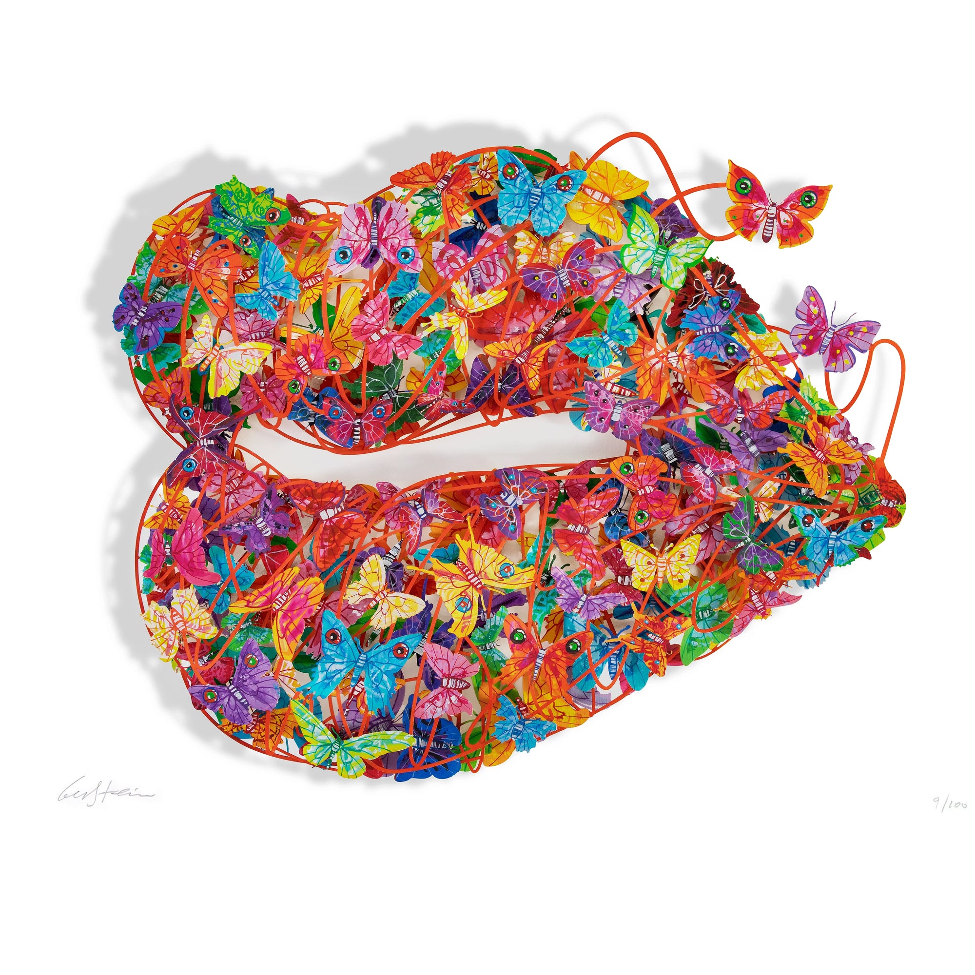 David Gerstein Lips Kisses: Bold Pop Art for Daring Spaces