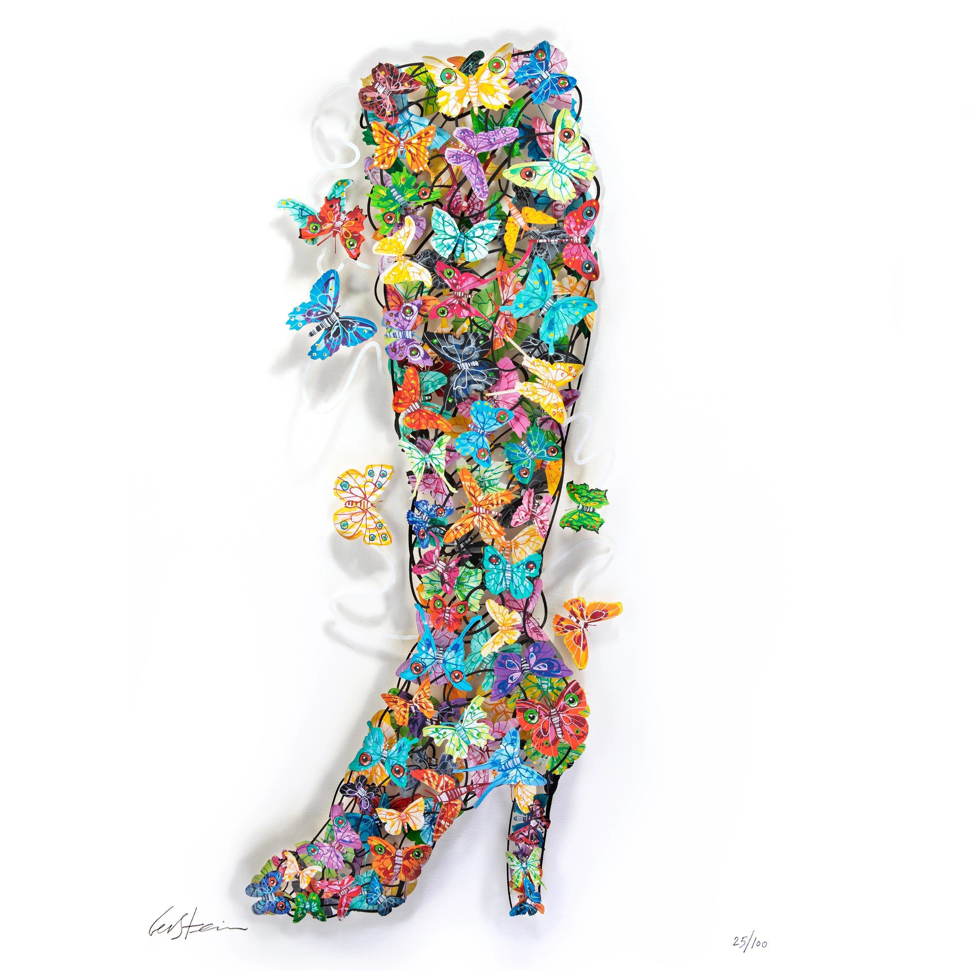 Colorful Metal Wall Sculptures for Living Room