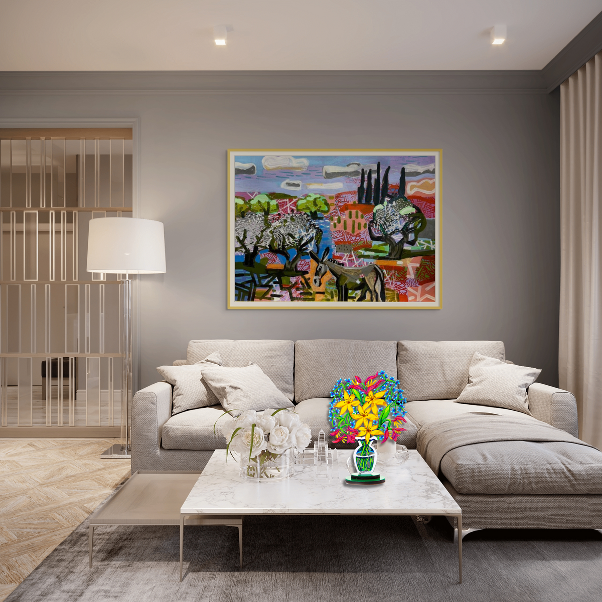 Gallery to Living Room: Gerstein's Art at Home