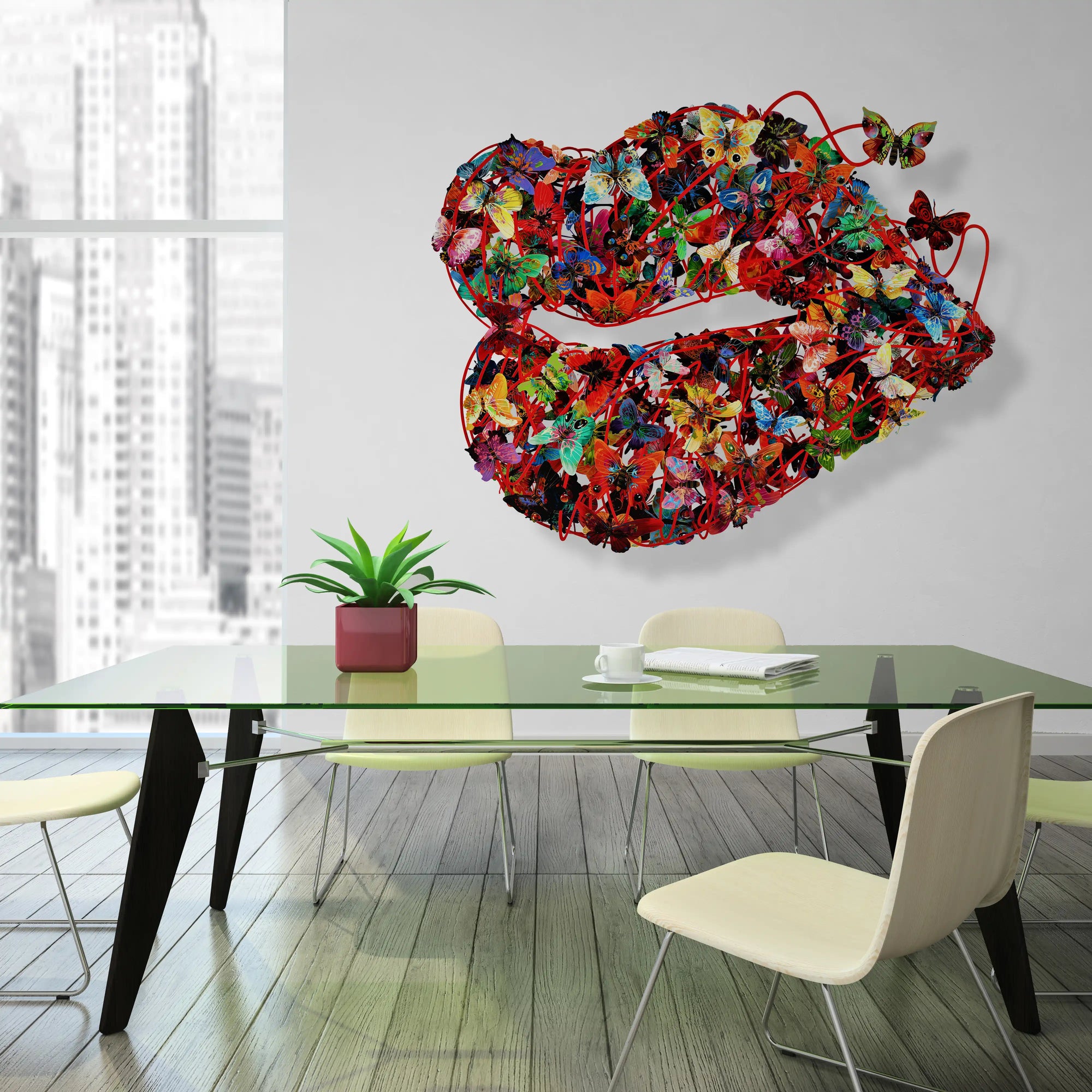 3D Wall Art for Restaurants: Modern Design Solutions