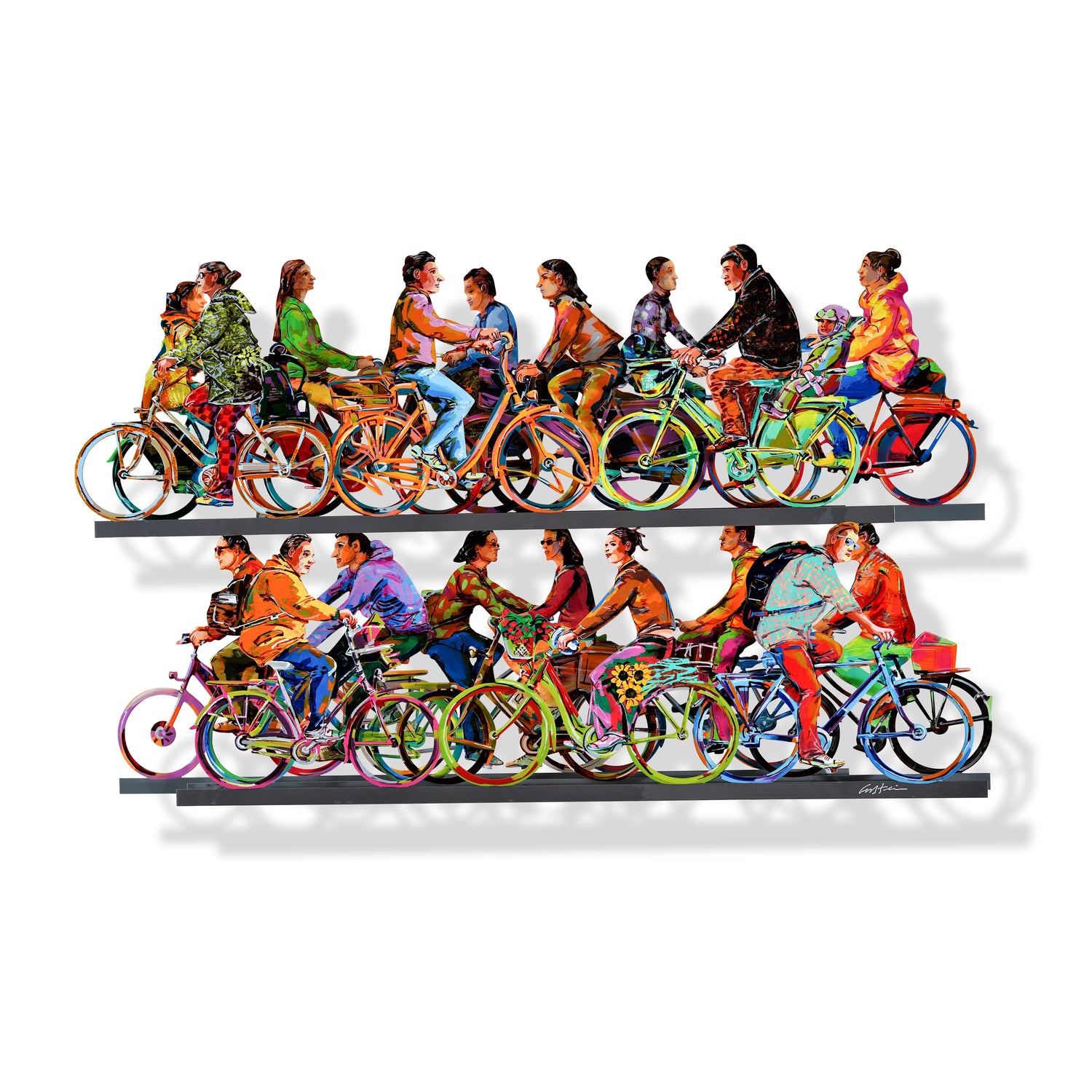 Bring Energy to Your Office with Dynamic Metal Wall Art