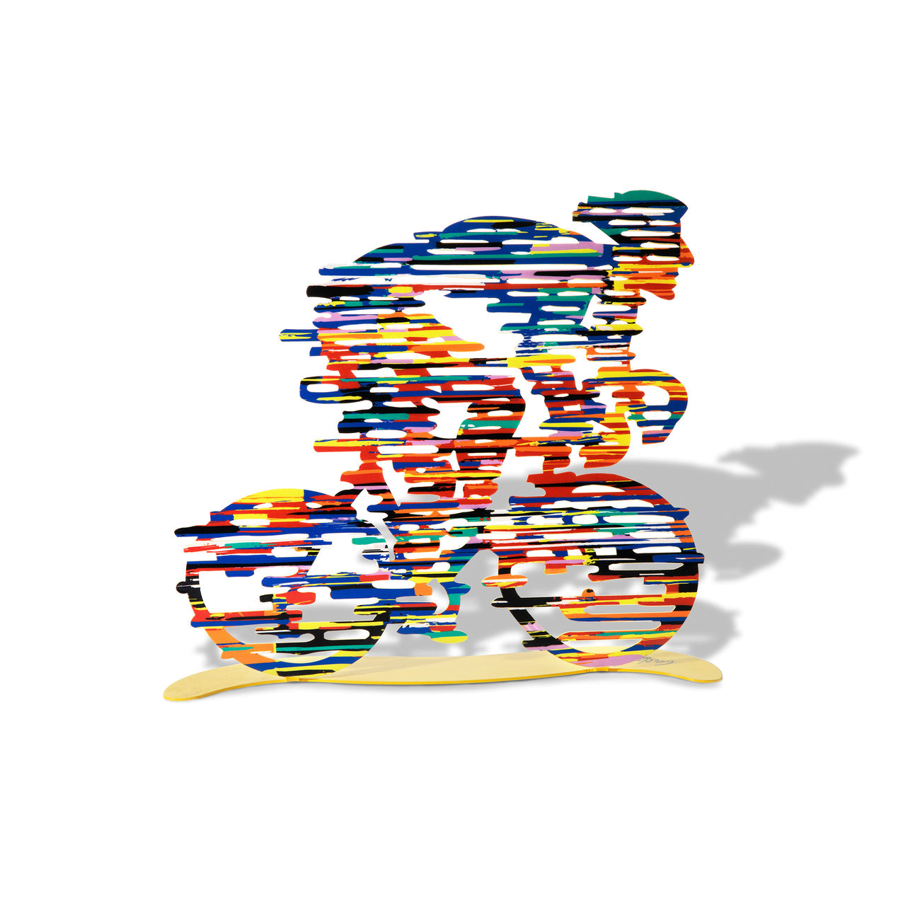 David Gerstein Artist Brings Cyclists to Life in Vibrant Artworks