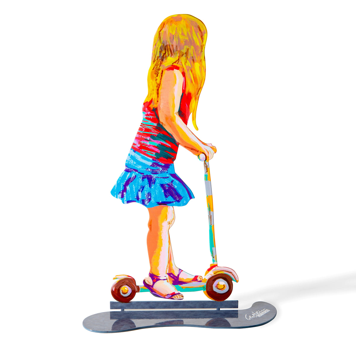 Girl on Scooter<br>$230.00