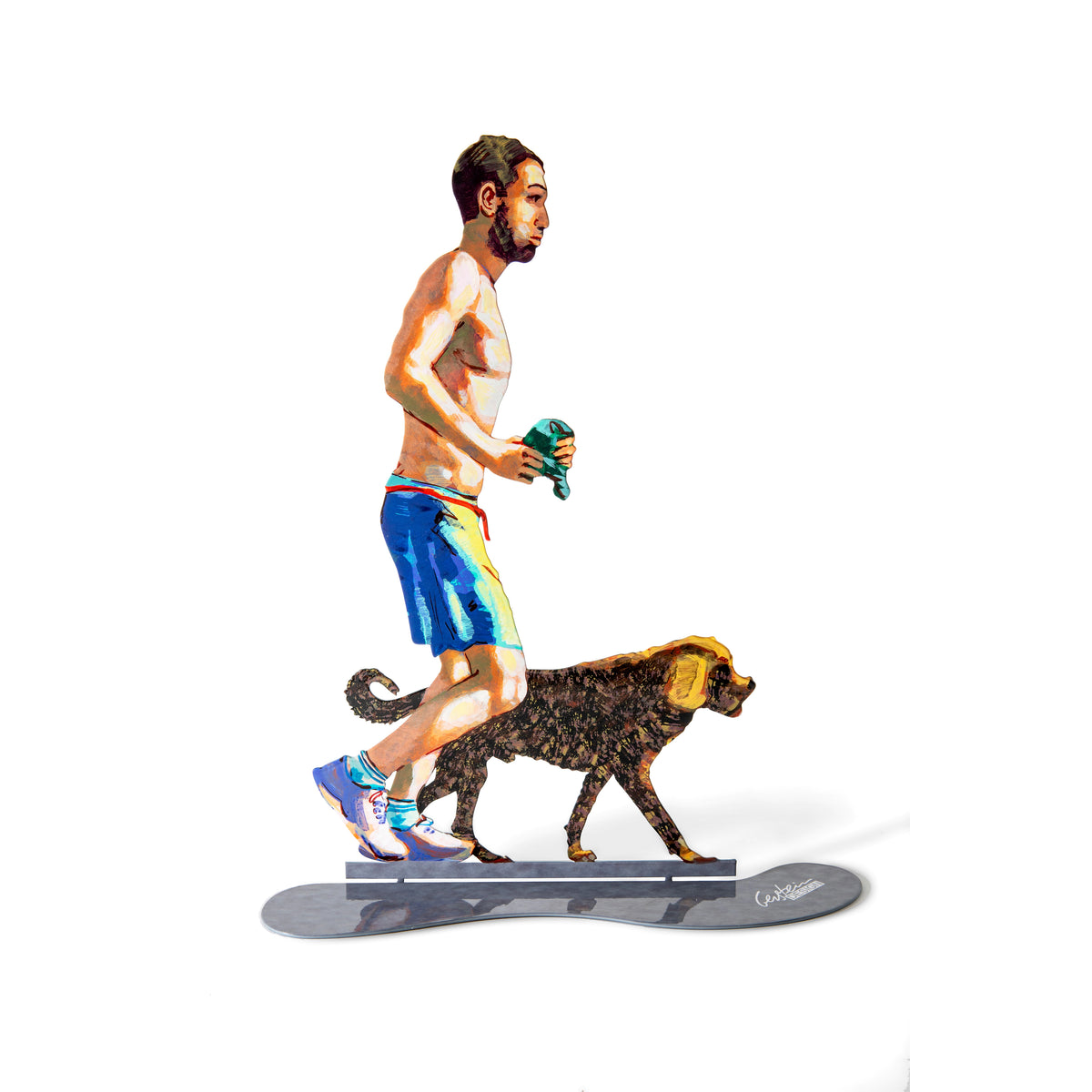 Jogger with Dog<br>$230.00