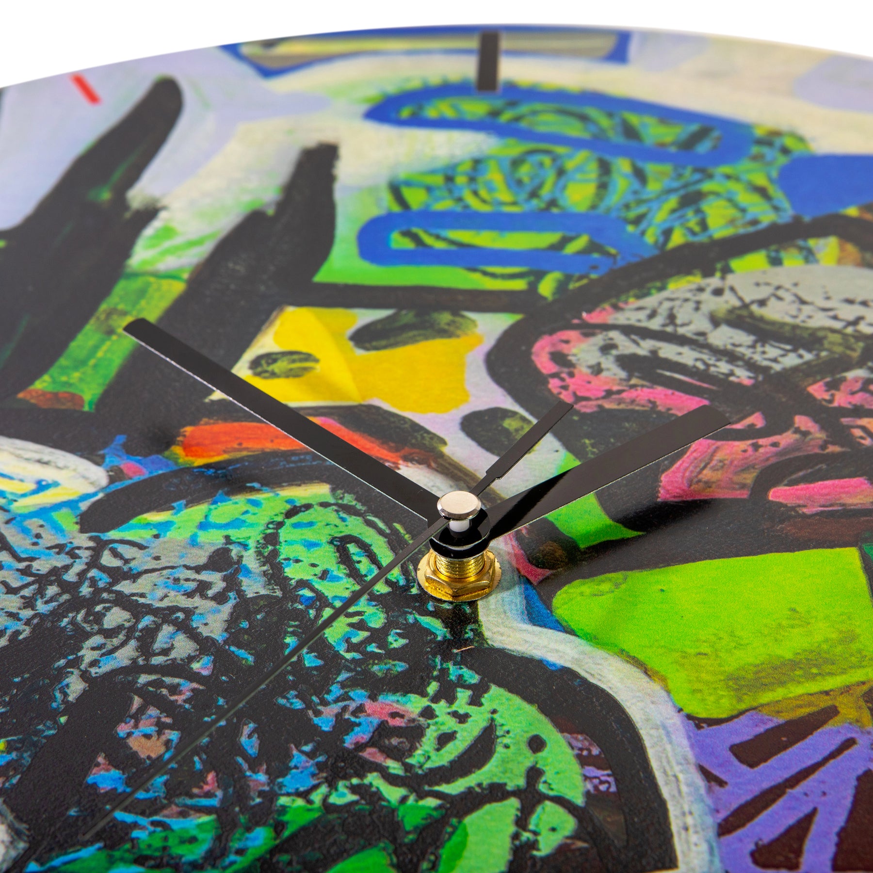 Round Wall Clock - Painting 1 View<br>$330.00