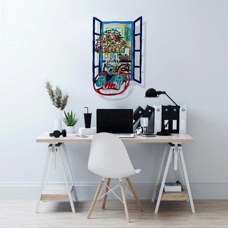 French Window in situ
