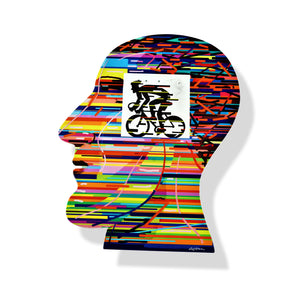 Sculpture métal pop art Tour de France Radfahrer par DAVID GERSTEIN Sculpture métal pop art Tour de France Radfahrer par DAVID GERSTEIN