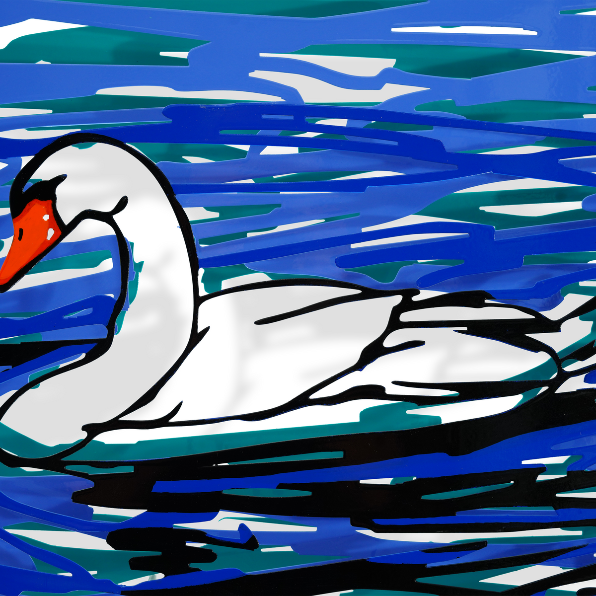 Swimming Swan